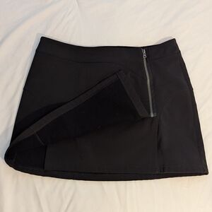 Stone designs Black Miniskirt Thermal Fleece Sz L